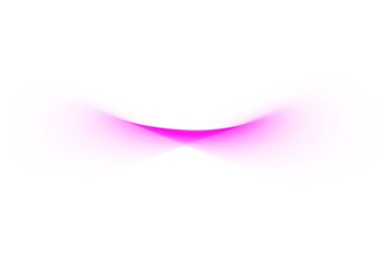 Glowing pink infinity loop light effect with bright abstract luminous design on transparent background.