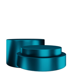 3d render podium for product display