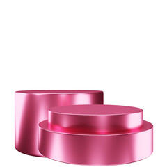 3d render podium for product display