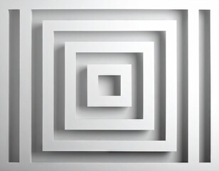 Abstract Pastel White Overlapping Squares Pattern