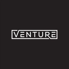 Ventures creative modern vector logo template 