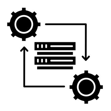 Processing  Icon Element For Design	