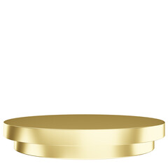 3d render podium for product display