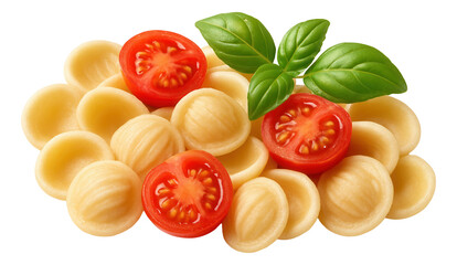 Monkfish tail with lemon segments and broccoli florets in an ovenproof clay pot