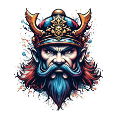 Fototapeta premium a Chinese general hero head mascot logo