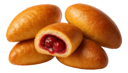 Sweet shrimp nigiri presenting a glossy, pale pink shrimp placed on a rice pillow.