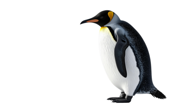 penguin , isolated on white background, transparent PNG - Powered by Adobe