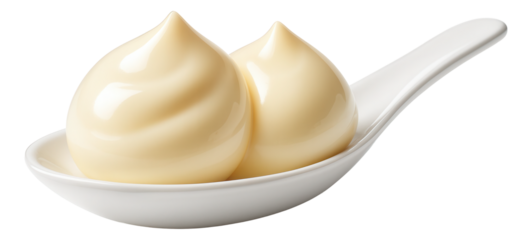 A small glass jar filled with smooth almond paste, showing a glossy top layer and a wooden lid.