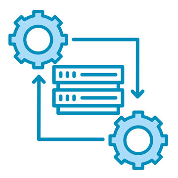 Processing  Icon Element For Design	