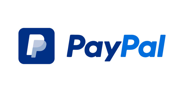 paypal logo or paypal icon isolated on transparent background