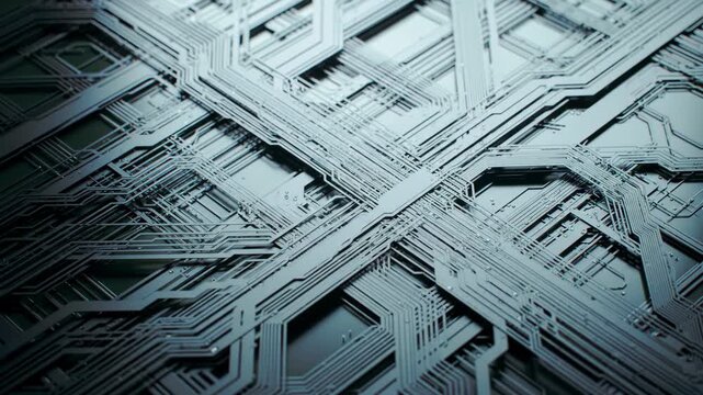 Abstract circuit board background with network technology, computer hardware and communication concept