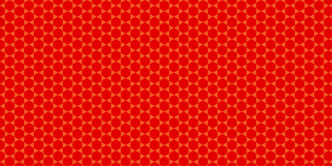 An abstract seamless red background with a vintage heart and polka dot pattern for a festive wallpaper or textile design. Abstract dark hexagon pattern on orange neon background. honeycomb concept. 3d