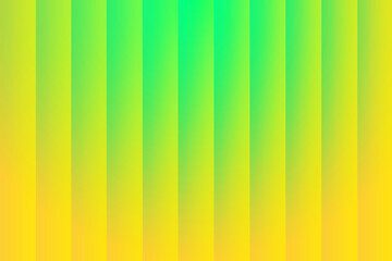 Neon green and yellow radial gradient on 3D strips textured abstract wallpaper background for modern posters, stylish digital templates