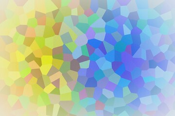 Yellow and blue color gradient on white crystal effect grainy textured abstract background for modern stylish posters, digital templates, creative layouts