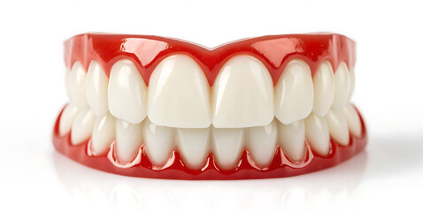 Obraz premium teeth isolated on white background