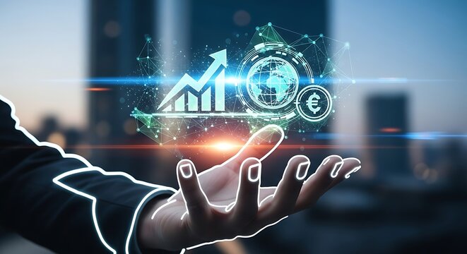 Investment growth strategy financial analysis and market trends data