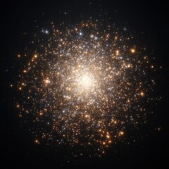 Dense Globular Cluster of Stars in Deep Space
