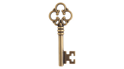Obraz premium Discover the old ornate brass key, a symbol of access and mystery for your projects.