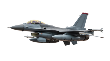 Modern fighter jet soaring through the sky, showcasing power, speed, and advanced technology