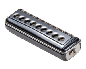 A polished, musical instrument