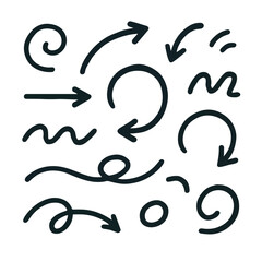 different types of arrow vector designs 