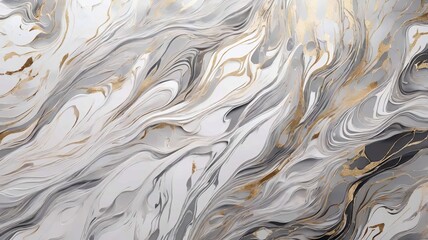 Fototapeta premium Luxury Marble Gradient with Metallic Grain Effect