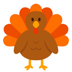 Turkey Cartoon Illustration
