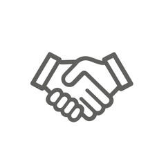 Obraz premium Iconic handshake symbol representing partnership agreement isolated on transparent