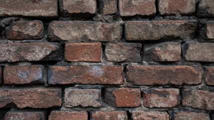 pattern old brick wall close up