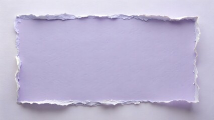 Torn lavender paper texture with rough edges