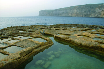 Gozo cliffs, Malta