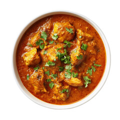  Butter Chicken on a white background