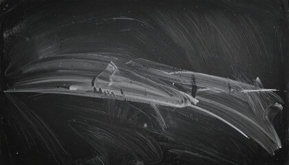 Abstract Chalkboard Art with Swirling White Lines and Stars on Dark Background Creates Eerie and Mysterious Atmosphere