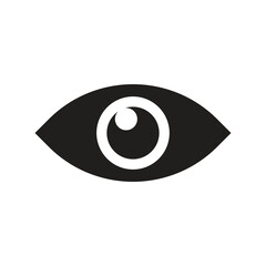 Obraz premium Eye icon vector sign and symbols