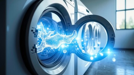 Internal scenes of technological equipment