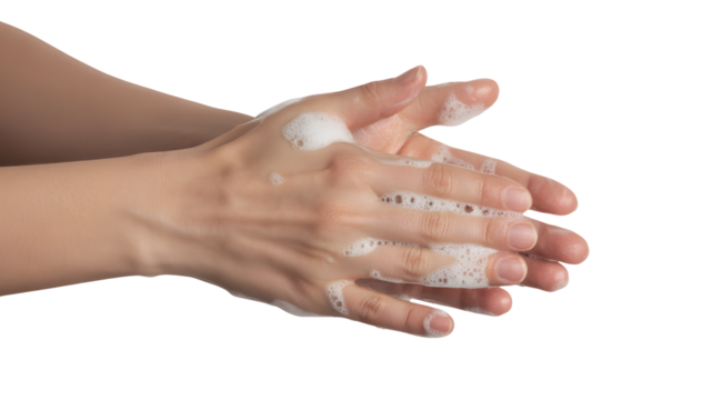 Cleanliness matters; diligently washing hands with antibacterial soap for optimum health