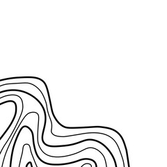 Topographic Line Corner