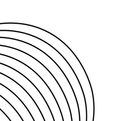 Obraz premium Topographic Line Corner