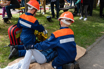 Jugendfeuerwehr in Aktion
