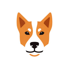 Vector illustration of a fierce brown eagle head mascot. A powerful bird of prey symbol for a team logo or emblem design, isolated on a white background