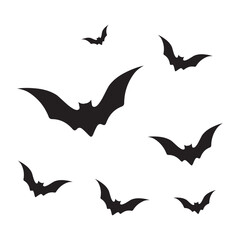 Fototapeta premium Halloween Bats Flock