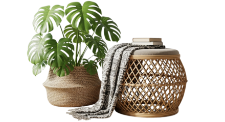 Cozy Boho Interior with Natural Elements