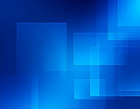 Abstract blue squares - Powered by Adobe