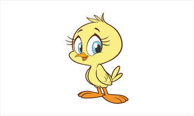 Style Cartoon Bird