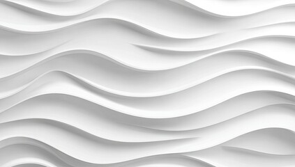 Obraz premium Abstract white wavy pattern (1)