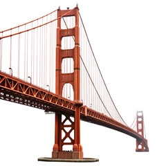 Obraz premium Iconic Golden Gate Bridge: San Francisco Landmark, Suspension Bridge, Engineering Marvel, Travel Destination, California Architecture