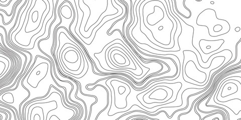 Abstract vector topography map background with wavy contour lines, geometric grid, and mountain relief for hiking, navigation, and cartography design .