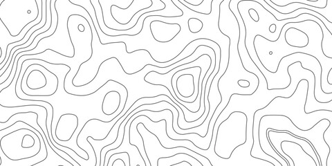 Abstract vector topography map background with wavy contour lines, geometric grid, and mountain relief for hiking, navigation, and cartography design .