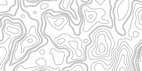 Abstract vector topography map background with wavy contour lines, geometric grid, and mountain relief for hiking, navigation, and cartography design .