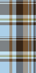 Row plaid texture pattern, pyjamas check seamless fabric. Minimalist textile vector tartan background in pastel and light colors.
